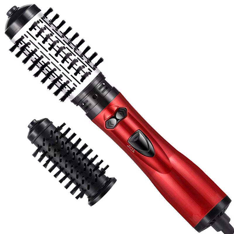 2 in 1 Interchangeable Comb Automatic Rotating Professional Electric Hot Air Brush One Step Hair Dryer Hair Styling